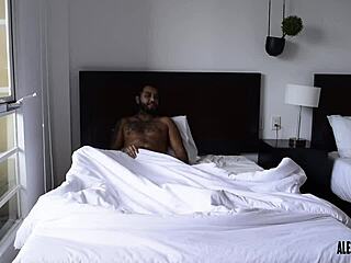 Watching my stepbrother jerk off got me so horny I had to help