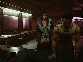 Evelyn Parker Seduces In Hammer Club Cyberpunk Scene