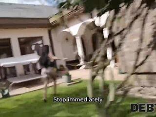 Debt4k Night Of The Hunter: Czech Teen Hunts For Cash With Piercing Passion