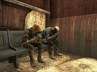 fallout 4 church gets wild with 3d brunette action