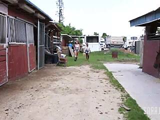 gia love and sara jay in lingerie lesbian fun