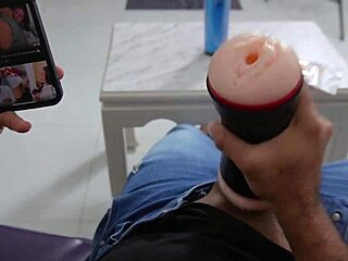 My Best Friend Helps Me Cum After Catching Me