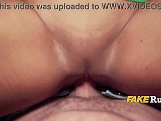 wicked stunner sucks jizz in pov blowbang with facial cumshot