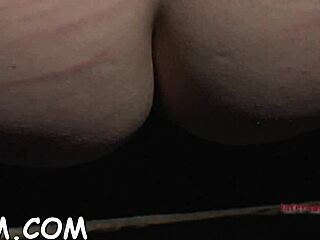 i love my brunette slave on that huge toy