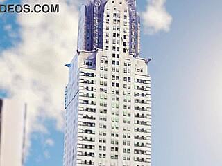 Two hot milfs sneak away to share big fat dick