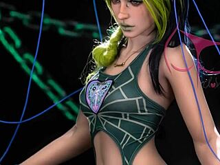 i fucked my jolyne sex doll so hard, shes my milf anime babe