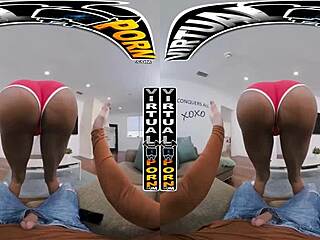 Yo, horny black stepmom Lia Lovely shows off her big ass in virtual lesson.