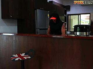 Naughty Guy Feeds Rasta Girl Yogurt Surprise Cum Close-Up