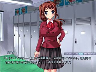 marie masturbates wildly outdoors in this anime game hentai legend