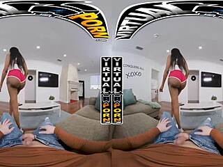 Yo, horny black stepmom Lia Lovely shows off her big ass in virtual lesson.