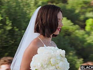 Blacked beauty Agatha scores a BBC creampie in hot threesome