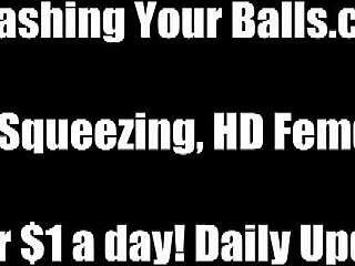 Watch Me Put On My Special Ballbusting Shoes For Humiliation