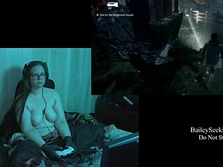 Naked Brunette With Big Natural Tits Engages In Lesbian Play With BBW Partner