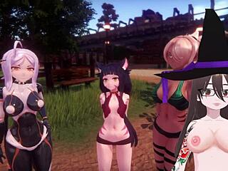 exploring monster girl island 01 in hentai style