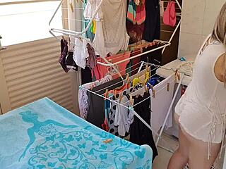 i showed my natural tits and pussy in the panties, it was hot