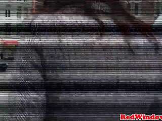 yo, pussylicked dutch hooker gets facialized in wild threeway!