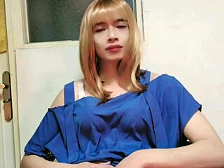 Hey Ting-Xuan, how’s that anal dildo feel in your dress?