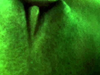 ultra close-up licking of tight pussy in wild fetish play.