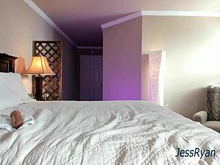 Sloppy Wet Messy Gagging Blowjob in Private Show with Camgirl Jess Ryan