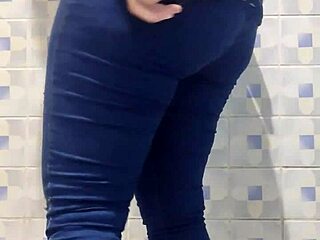 There is an amateur video of a mature woman named Ann who is of Latina descent and she is urinating.