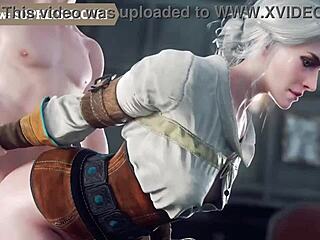 Siri engages in perfect fucking scene with big tits and ass in Witcher 3D hentai