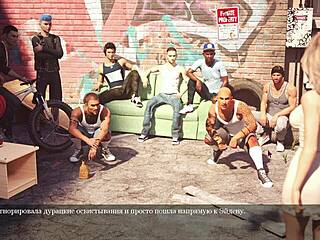 Horny wife bent over for rough public fucking in Lust 28