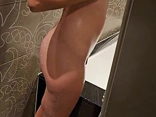 Spying Stepsis Masturbates in Shower