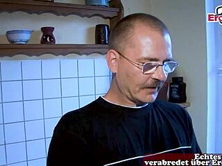 Blonde German Girl Next Door Has Sex with Strangers in Casting