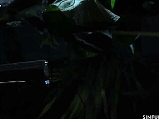 sensual couple reignites love with close-up action in wild jungle