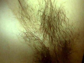 Chubby milf flaunts hairy pussy and armpits in detailed close-up