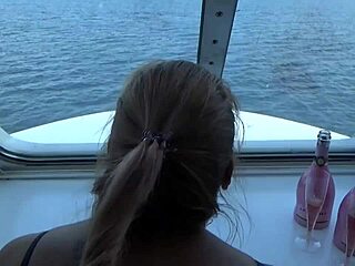 Fast doggystyle pounding big ass on cruise