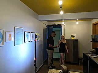 behind the scenes blonde slut gets interracial assfucking and facial cumshot 😏 backstage fun with pornstars