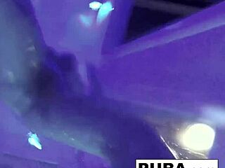 Sexy Wrestler Engages In Double Toy Action