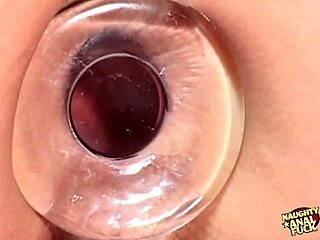 i'm blonde with belly piercing, dildo in my ass while getting fucked doggy