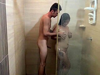 Stepdad Barges into My Bath for a Hard Latina Pounding Session
