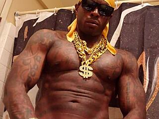 Brunette worships big black hairy monster cock in neighborhood scene