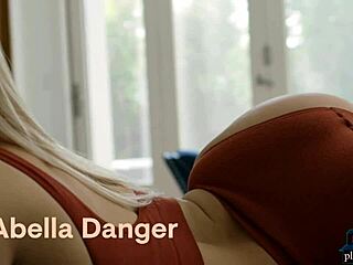 I love watching Abella Danger's big round ass in her solo striptease and posing.