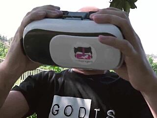 Ana Foxxx rides the horny gardener in VR, moaning loudly