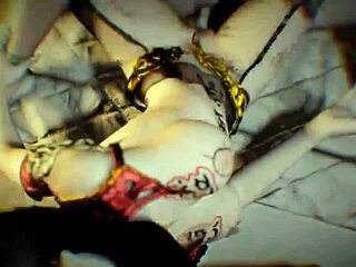 This threesome with two beauties in hentai 3d is super hot.