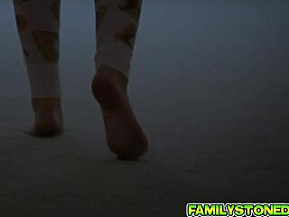 i ride my stepdad's big cock as a teen loving the monster size in my pussy