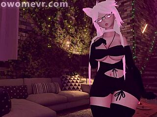 Sexy Airbnb Hostess Seduces and Fucks You in VRChat