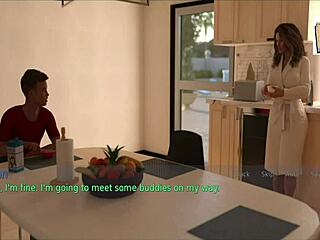 Wife and stepmother share intimate moments