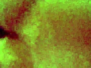 A black cock penetrates a big natural tits brunette in a doggy style while a neighbor watches.