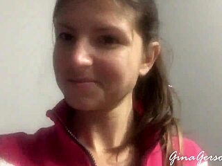 Blonde Teen Awaits Visa in St Petersburg Streets