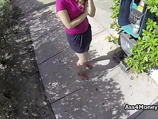 Broke Teen 18+ Sucks Cock From Payphone