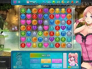 Beautiful Arab woman on a double date in HuniePop 2