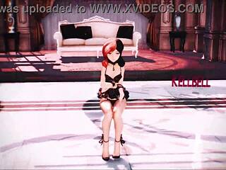 Neo RWBY MMD in Sexy Lingerie Display
