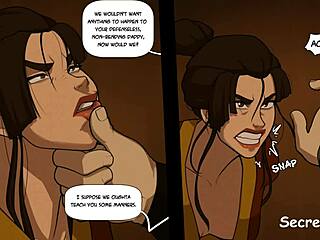 Avatar’s Azula in Boiling Rock Fuck Fest with Deepthroat and Creampie