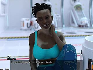 Helping Zara in Stranded in Space Hentai