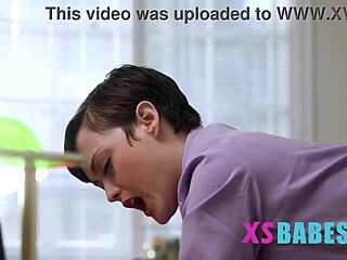 i can't resist the sexual tension with my petite 18+ secretary